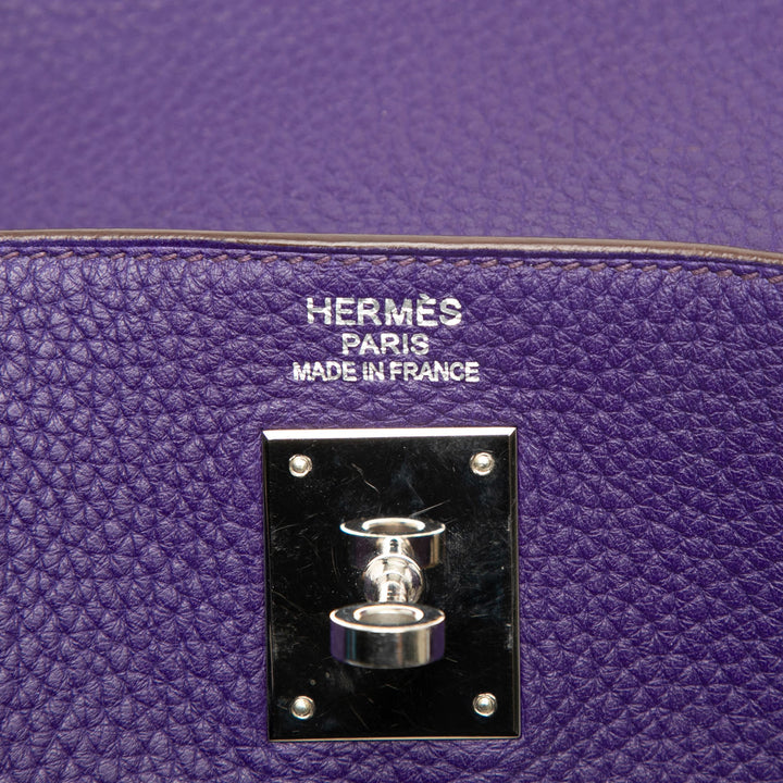 Hermès Kelly II Retourne 35 Clémence Violet – vue 5 – GABY PARIS