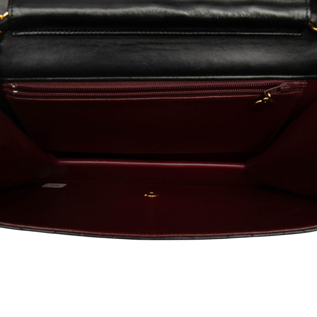 Chanel Medium CC Matelassé Cuir d’agneau Simple rabat