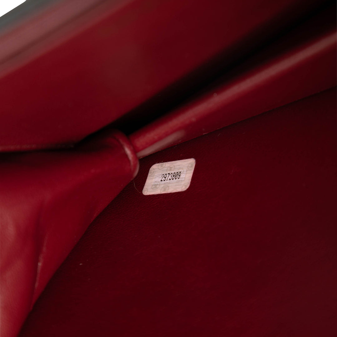 Chanel Medium CC Matelassé Cuir d’agneau Simple rabat