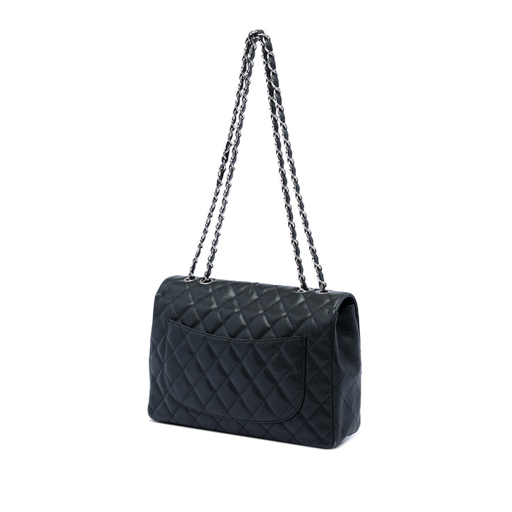 Chanel Jumbo Classic Caviar Simple rabat