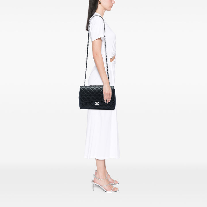 Chanel Jumbo Classic Caviar Simple rabat