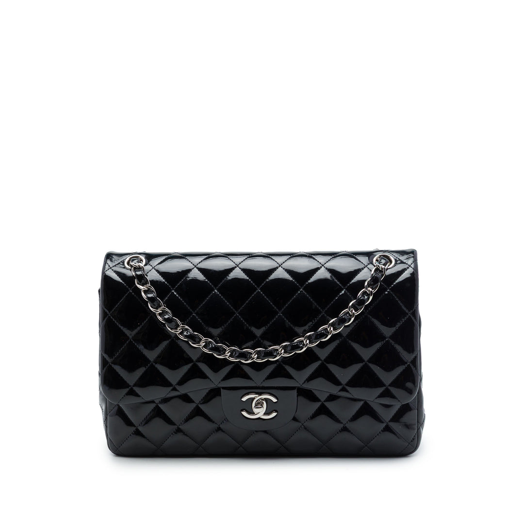 Chanel Classic Double rabat Jumbo Noir – vue principale – GABY PARIS