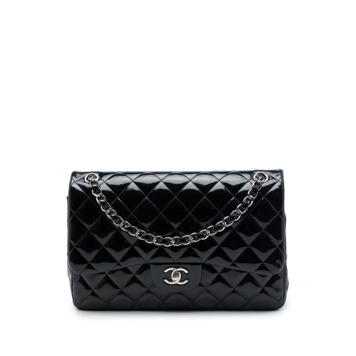 Chanel Classic Double rabat Jumbo Noir – vue principale – GABY PARIS