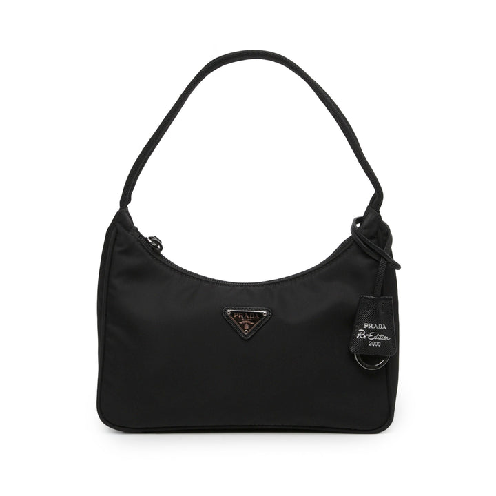 Prada Sac porté épaule Re Edition 2000 Tessuto Mini Noir – vue principale – GABY PARIS