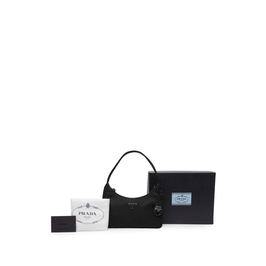 Prada Sac porté épaule Re Edition 2000 Tessuto Mini Noir – vue 6 – GABY PARIS