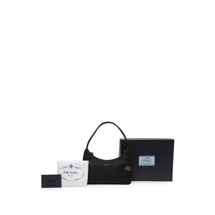 Prada Sac porté épaule Re Edition 2000 Tessuto Mini Noir – vue 6 – GABY PARIS
