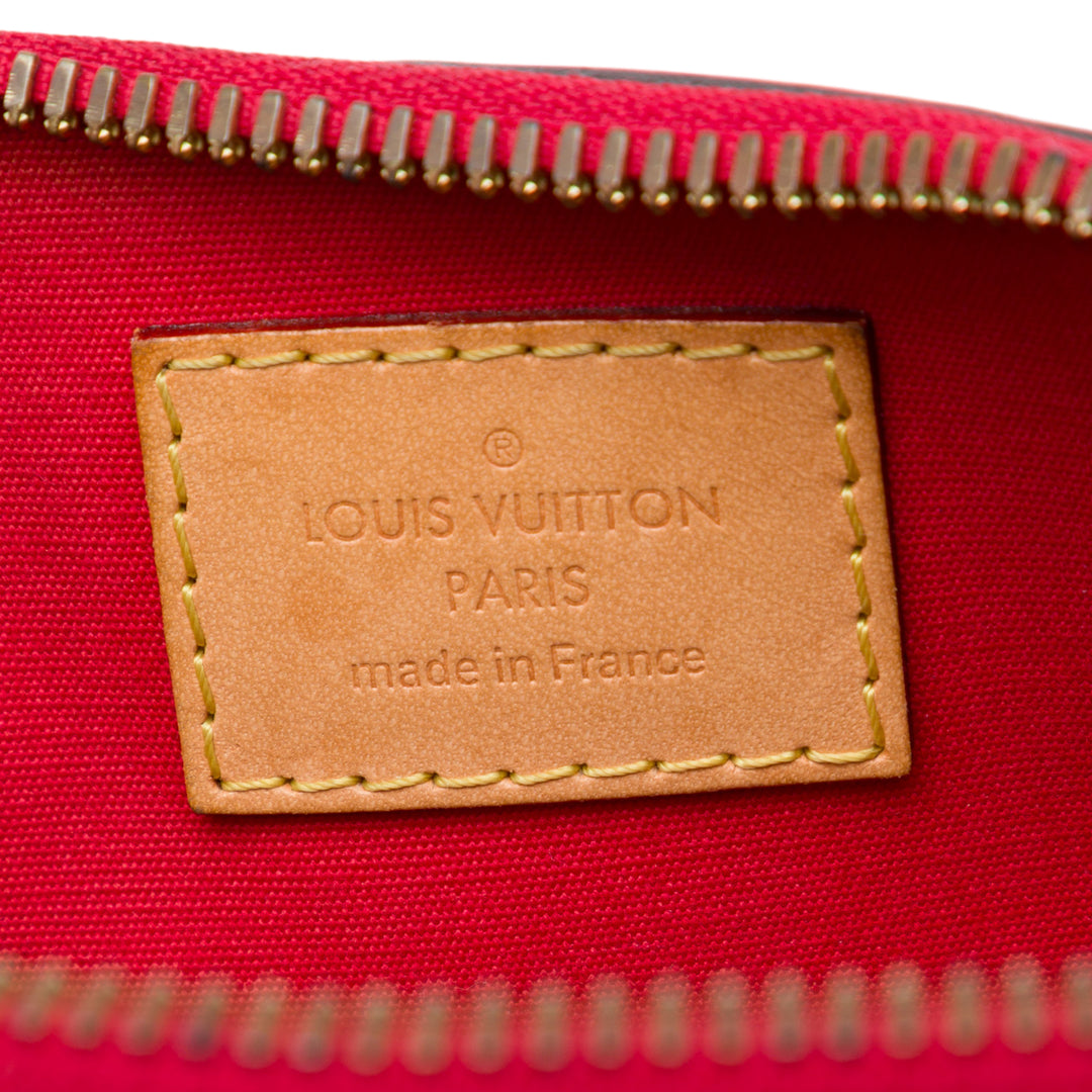 Louis Vuitton Alma BB Cuir verni Monogram Rouge – vue 5 – GABY PARIS