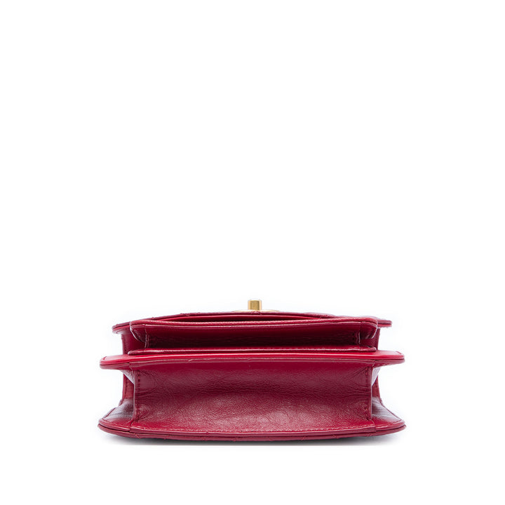 Chanel Mini Matelassé Cuir de veau et Caviar Chain Handle à rabat