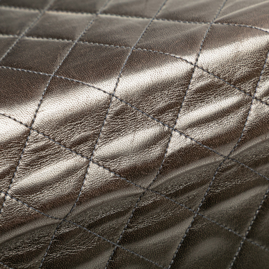 CC Quilted Lambskin Full Single Flap Black - Gaby Paris