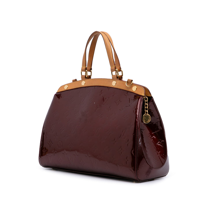 Louis Vuitton Monogram Vernis Brea MM Rouge