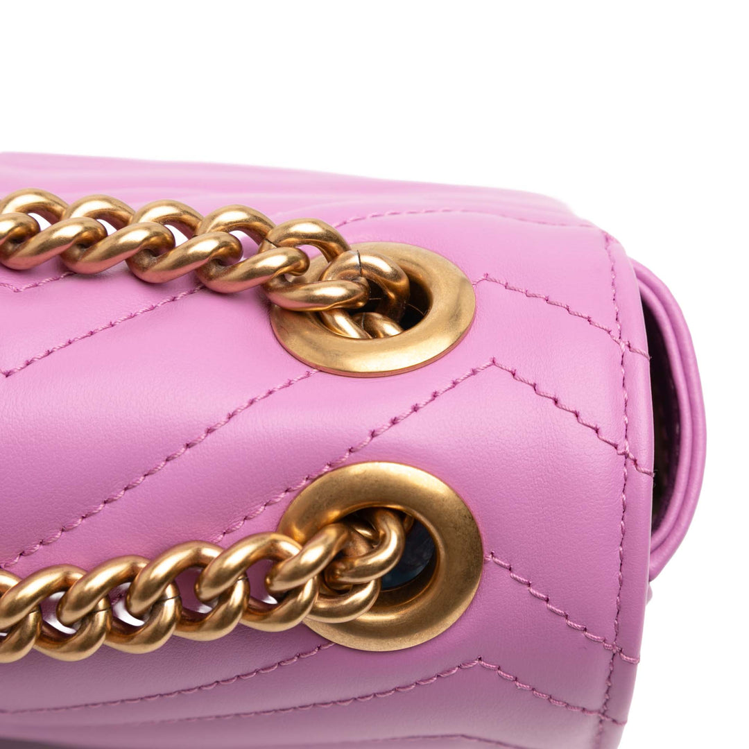 Gucci Large GG Marmont Matelasse Cuir Sac bandoulière