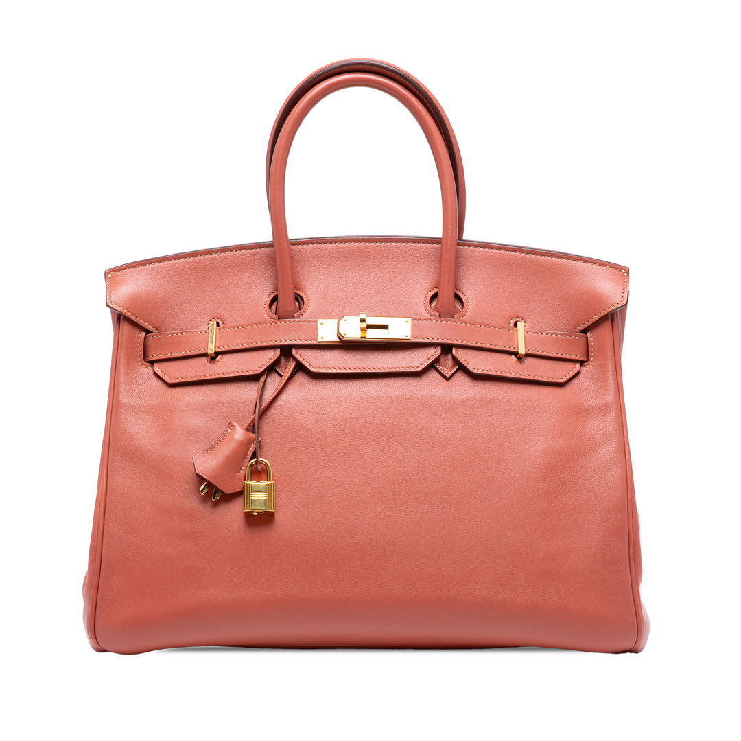 Hermès Swift Birkin Retourne 35 Rose – GABY PARIS Authentique