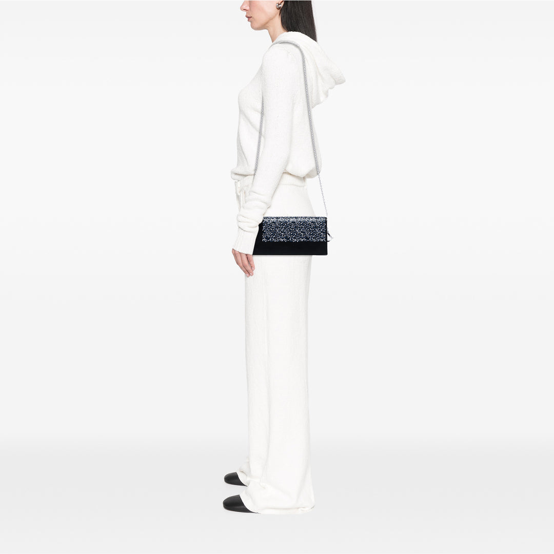 Dior Sequins Pochette avec chaîne Noir – vue 5 – GABY PARIS
