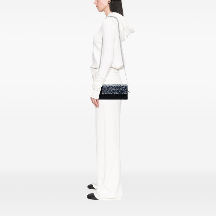 Dior Sequins Pochette avec chaîne Noir – vue 5 – GABY PARIS