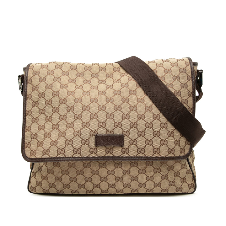Gucci GG Toile à rabat Messenger Sac