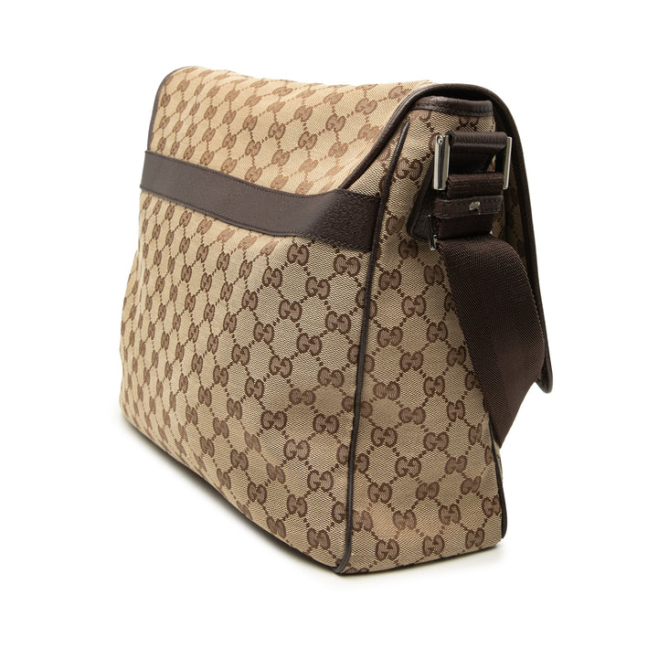 Gucci GG Toile à rabat Messenger Sac