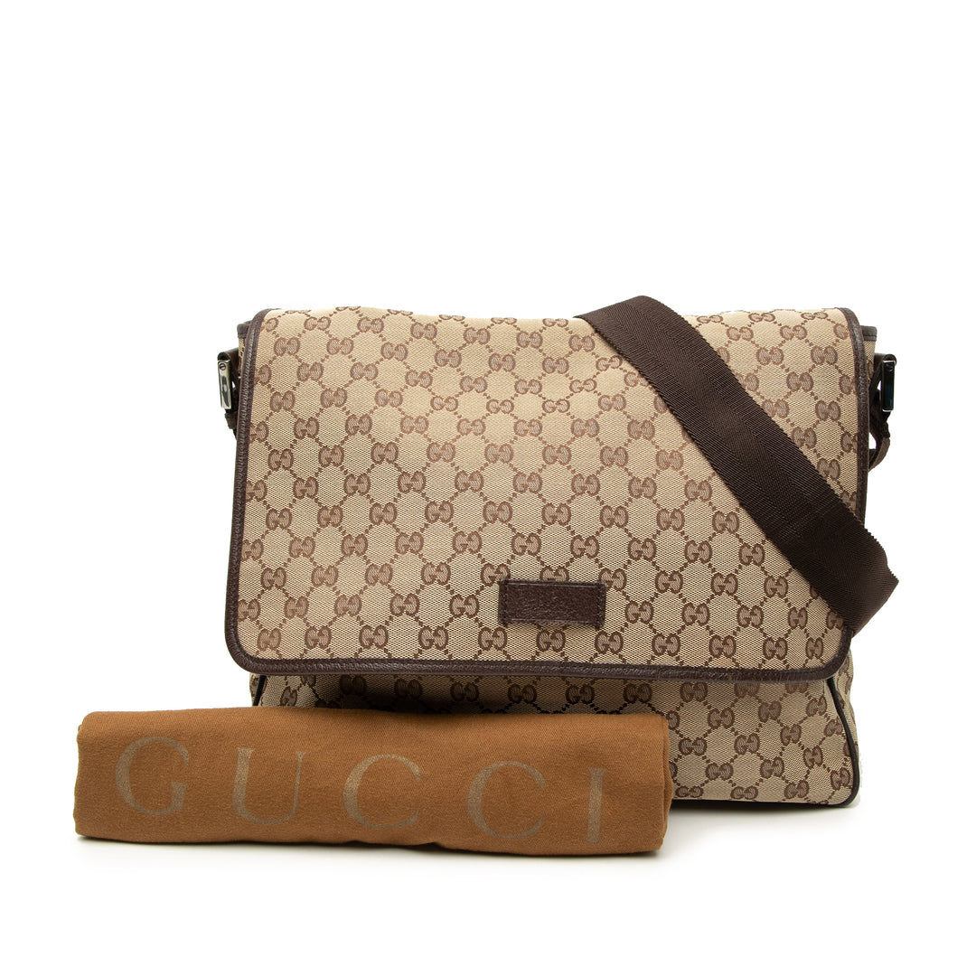 Gucci GG Toile à rabat Messenger Sac