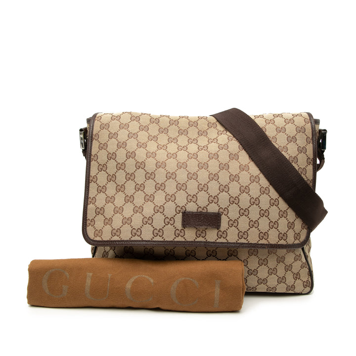 Gucci GG Toile à rabat Messenger Sac
