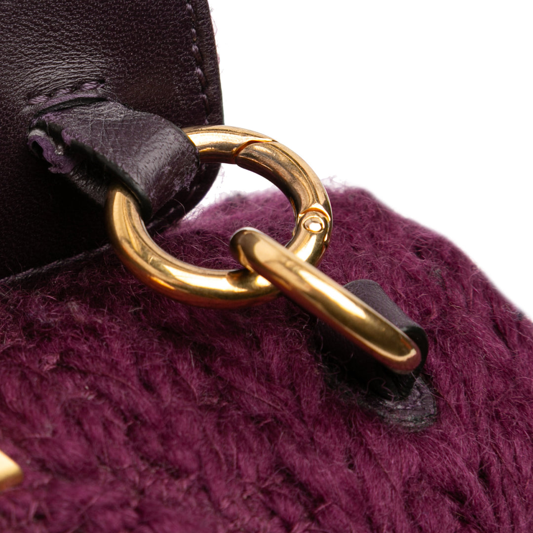 Valentino Large Knit Roman Stud Sac