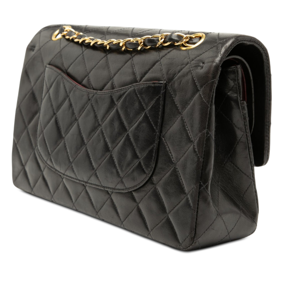 Chanel Medium Classic Cuir d’agneau Double rabat