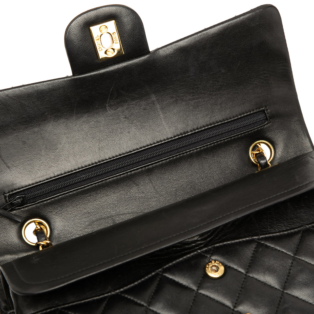 Chanel Medium Classic Cuir d’agneau Double rabat