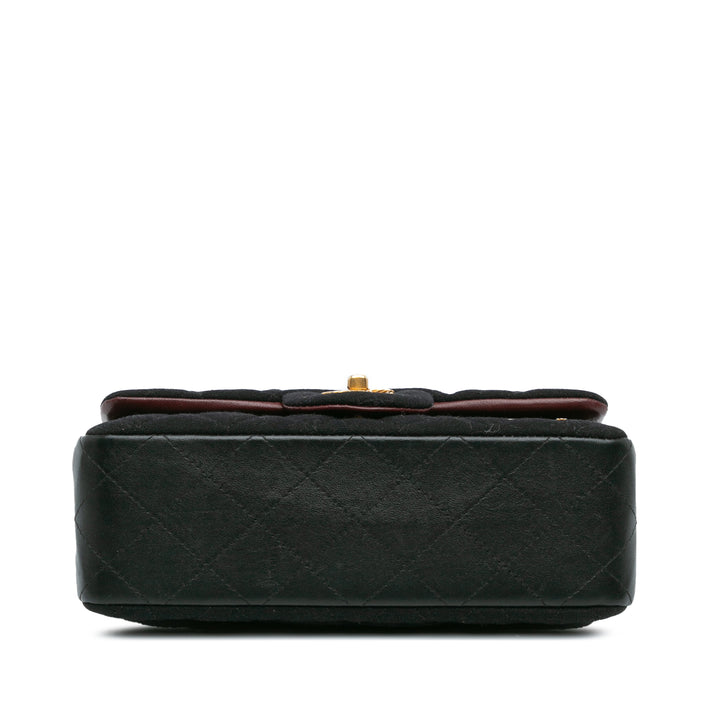 Paris Hamburg Small Classic Jersey Coco Sailor Double Flap Black - Gaby Paris