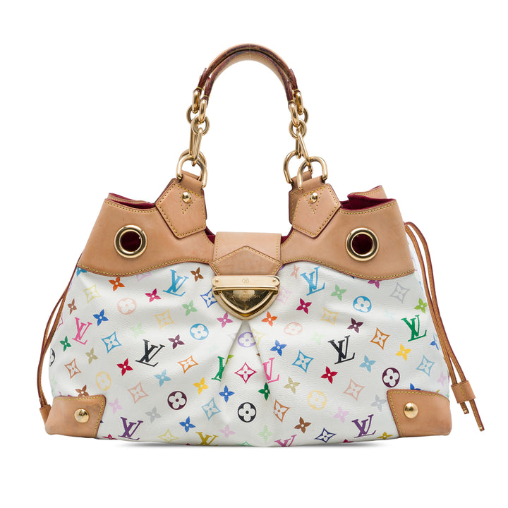 Louis Vuitton Ursula Monogram Multicolore Blanc – vue principale – GABY PARIS