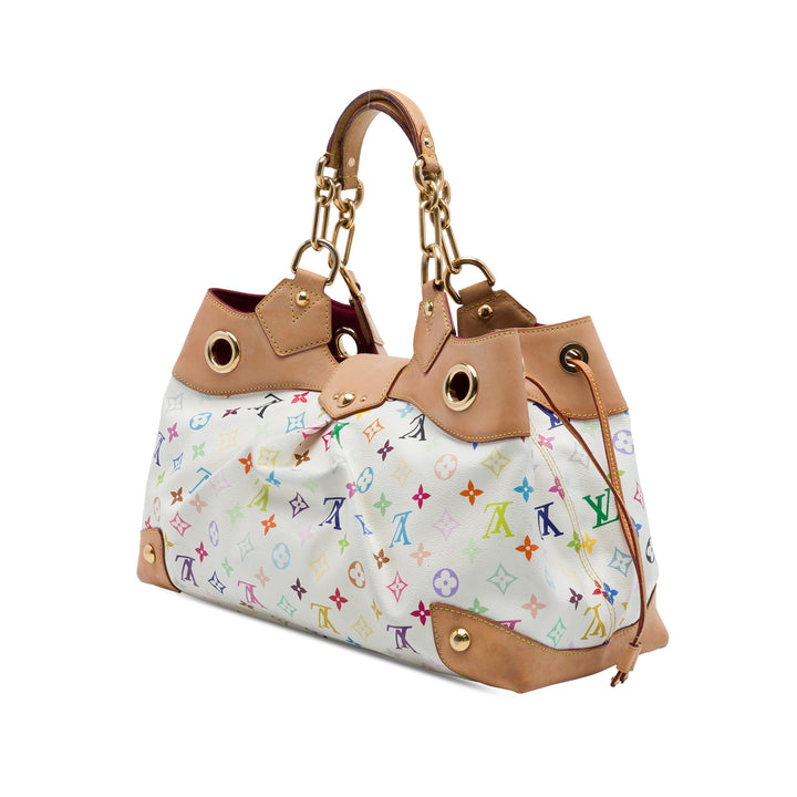 Louis Vuitton Ursula Monogram Multicolore Blanc – vue 2 – GABY PARIS