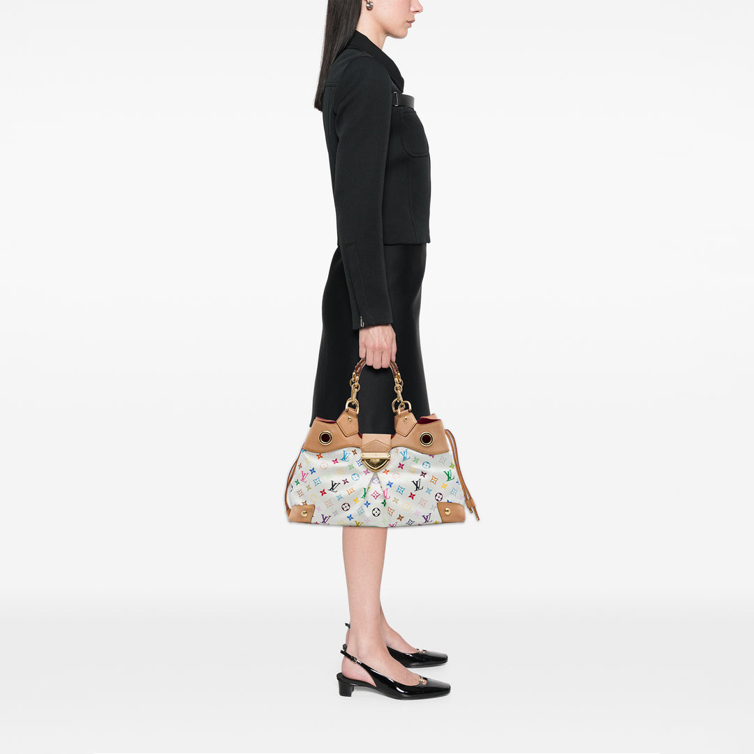 Louis Vuitton Ursula Monogram Multicolore Blanc – vue 6 – GABY PARIS