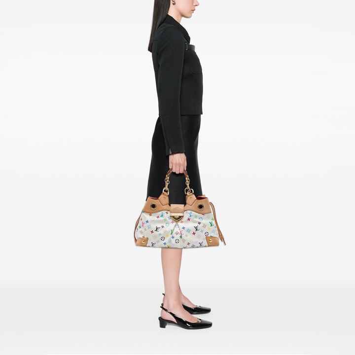 Louis Vuitton Ursula Monogram Multicolore Blanc – vue 6 – GABY PARIS