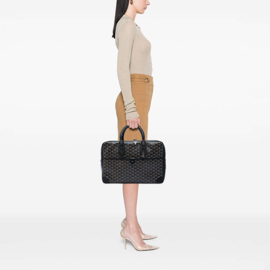 Goyard Ambassade MM Goyardine Noir
