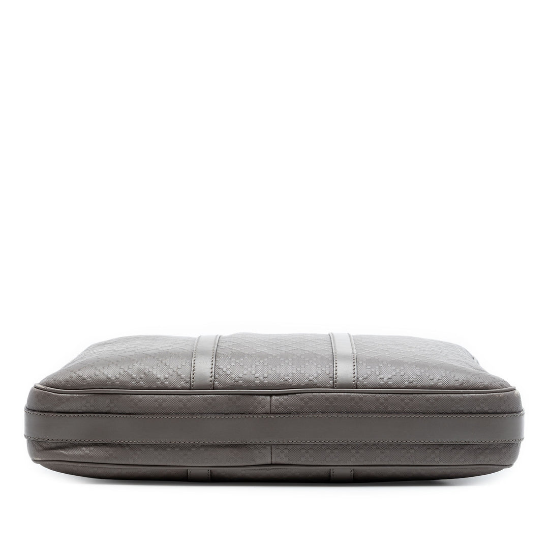 Diamante Business Sac Cuir de veau Gris