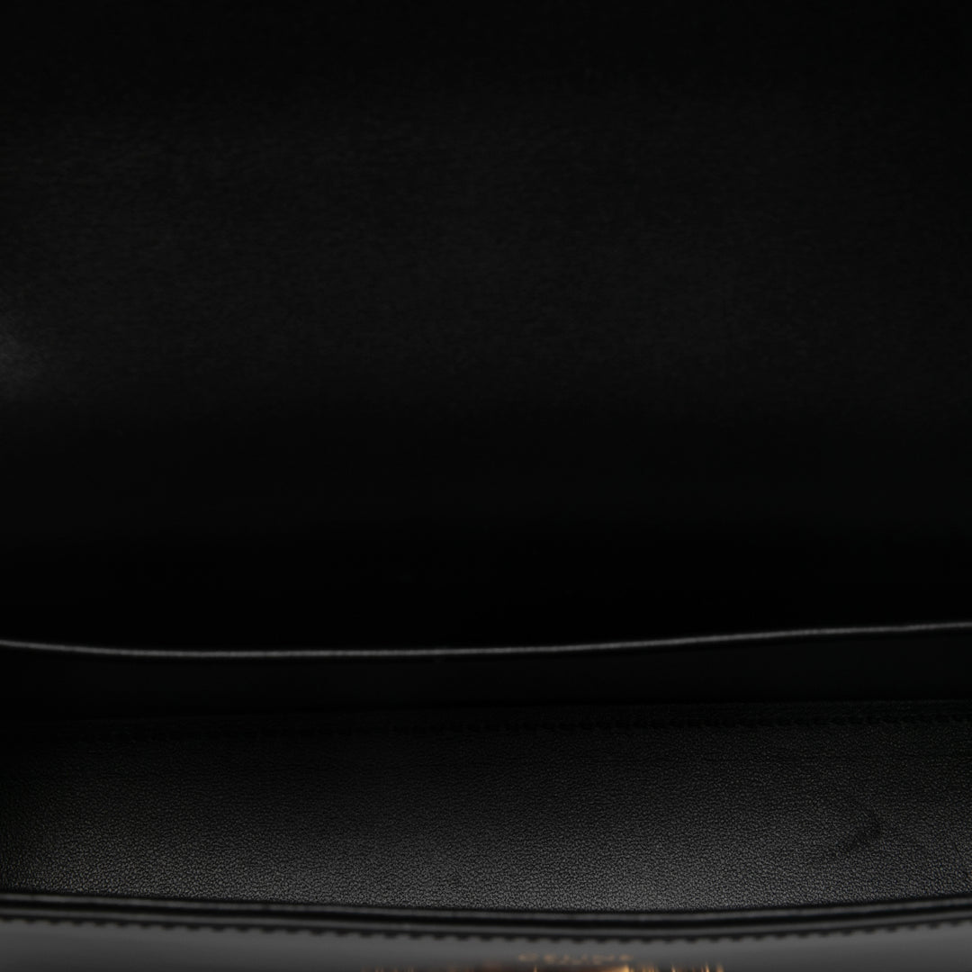 Celine brillant Triomphe Claude Sac Cuir de veau Noir – vue 4 – GABY PARIS