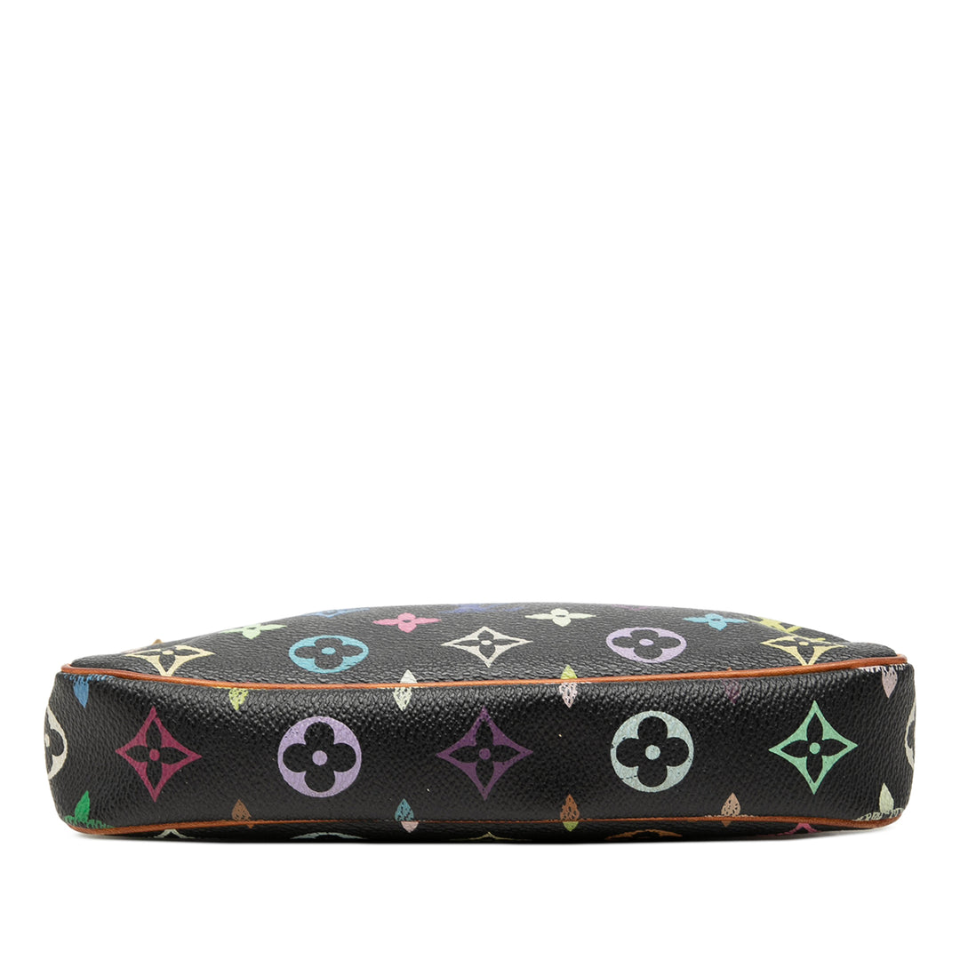 Pochette Accessoires Monogram Multicolore Noir