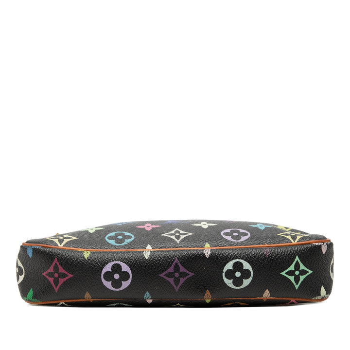Pochette Accessoires Monogram Multicolore Noir