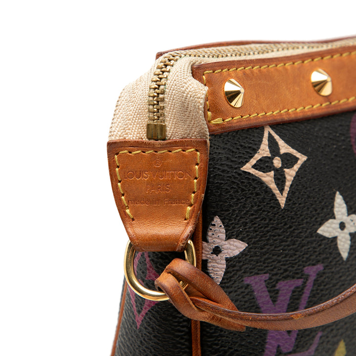 Pochette Accessoires Monogram Multicolore Noir