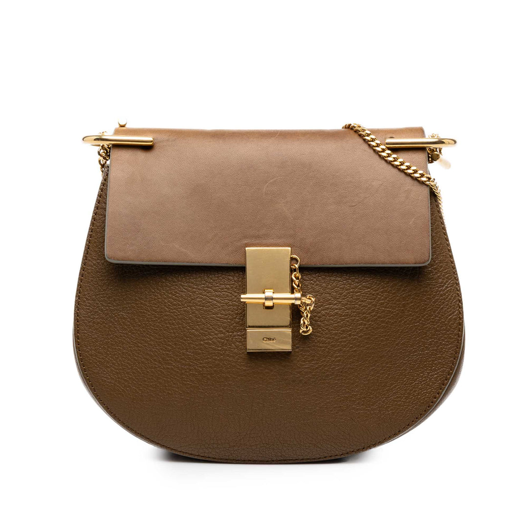 grainé Drew Sac Petit Cuir de veau grainé Marron