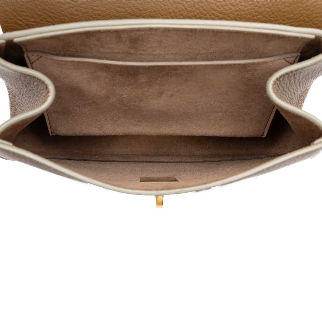 grainé Drew Sac Petit Cuir de veau grainé Marron