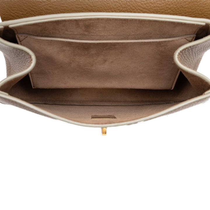 grainé Drew Sac Petit Cuir de veau grainé Marron