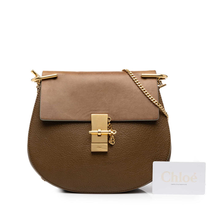 grainé Drew Sac Petit Cuir de veau grainé Marron