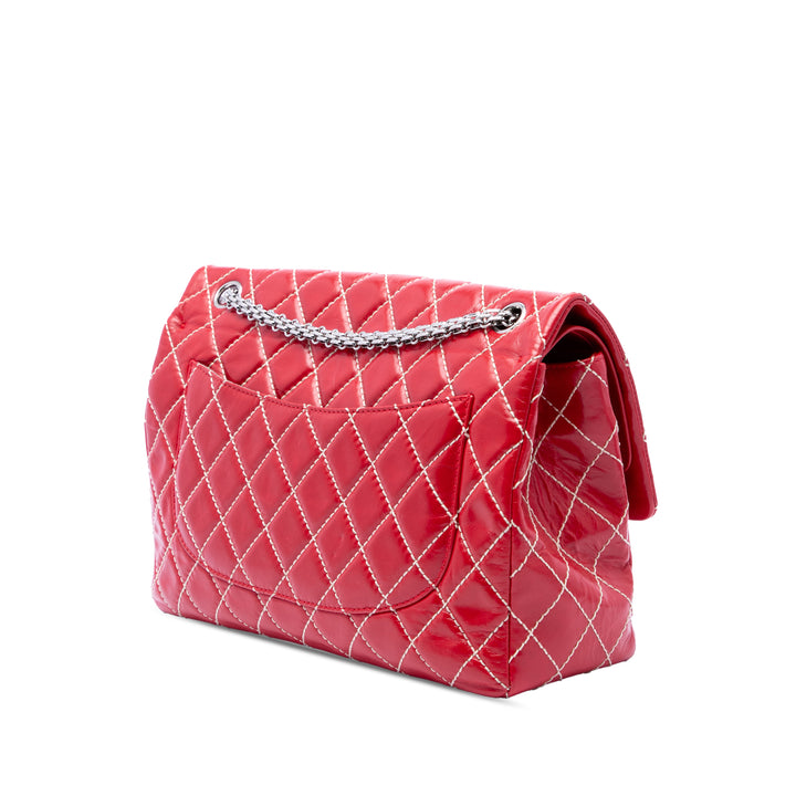 Chanel Matelassé Glacé Reissue 2.55 Surpique Double rabat 227 Cuir de veau
