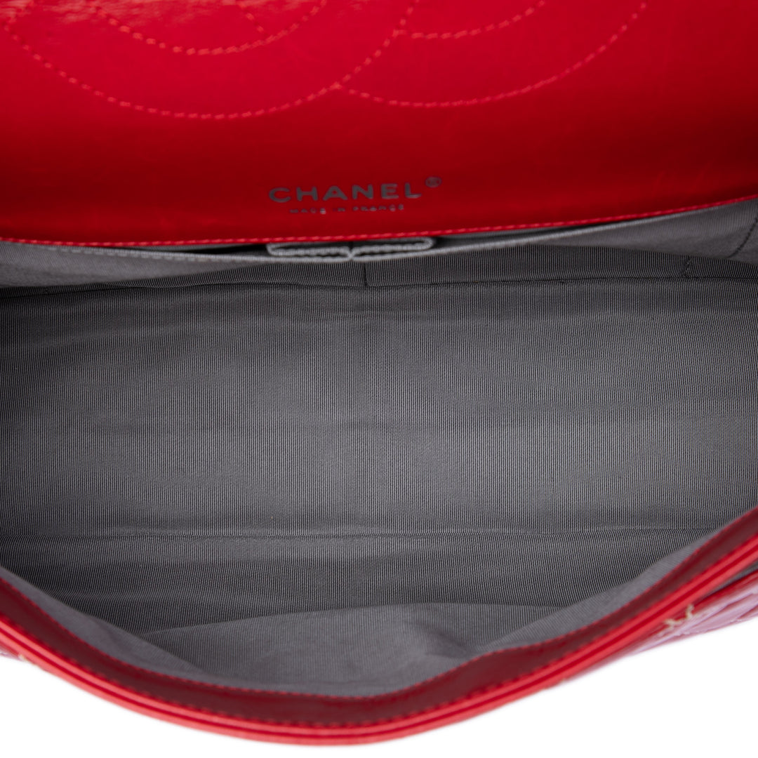 Chanel Matelassé Glacé Reissue 2.55 Surpique Double rabat 227 Cuir de veau