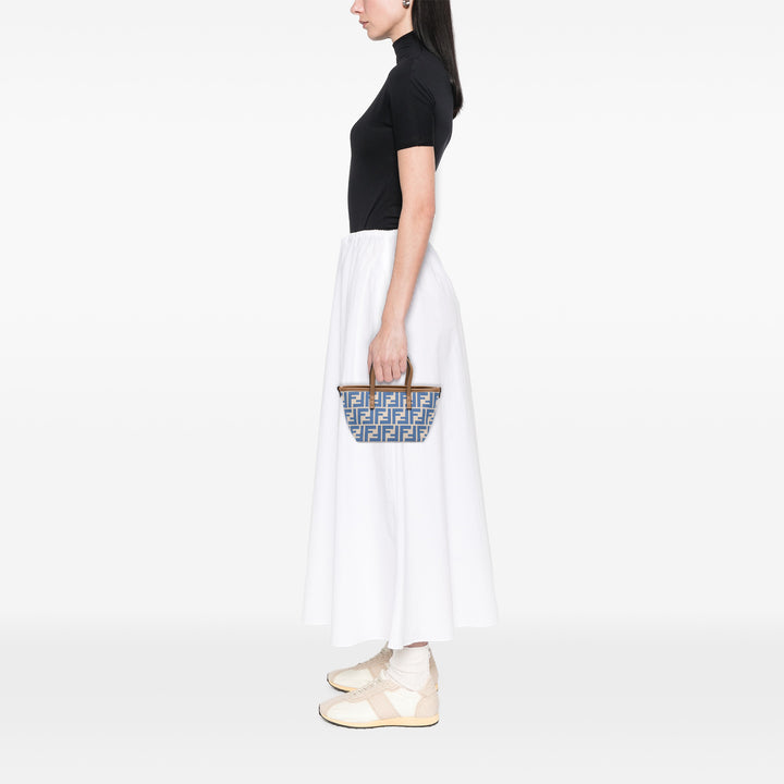 Fendi Mini Zucca Jacquard Roll Sac