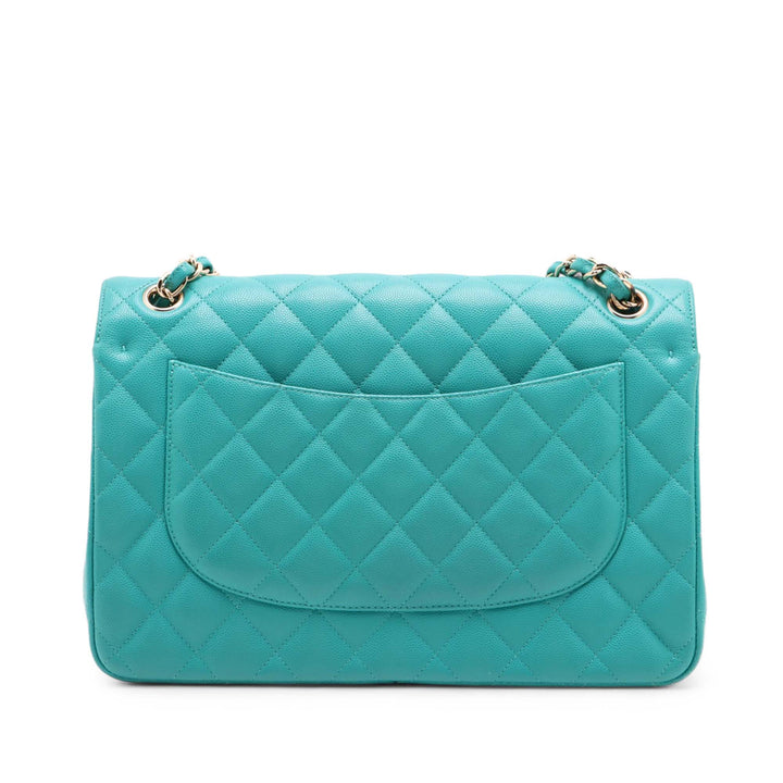 Chanel Jumbo Classic Caviar Double rabat