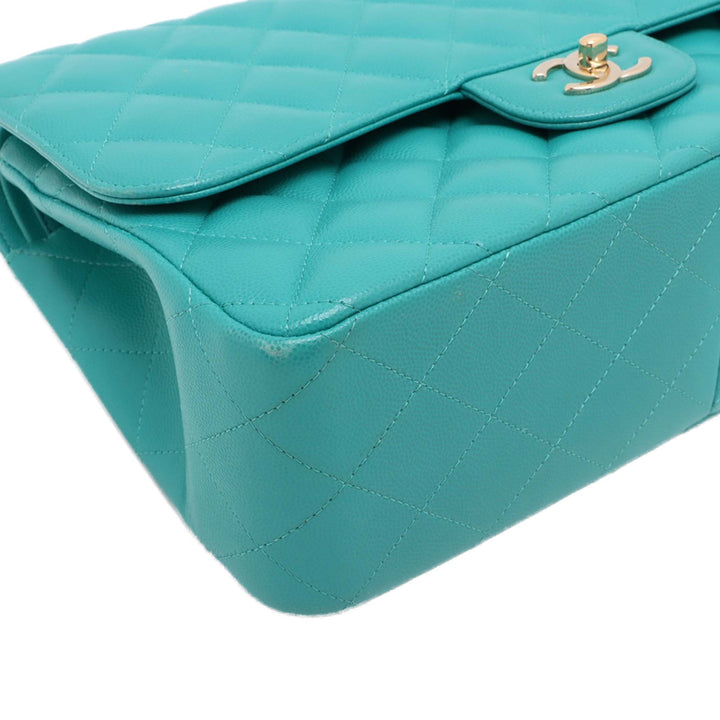 Chanel Jumbo Classic Caviar Double rabat