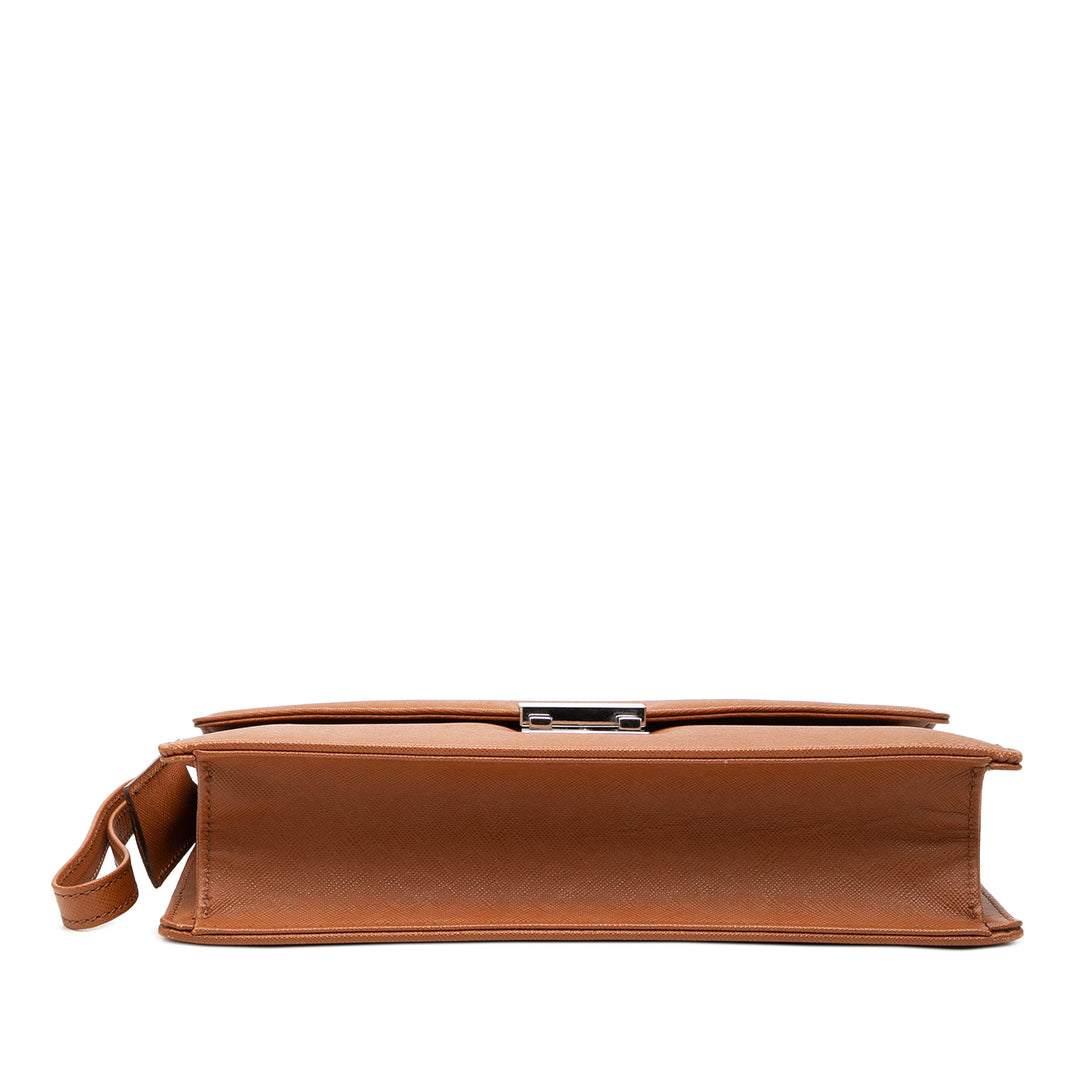 Burberry Cuir Envelope Pochette
