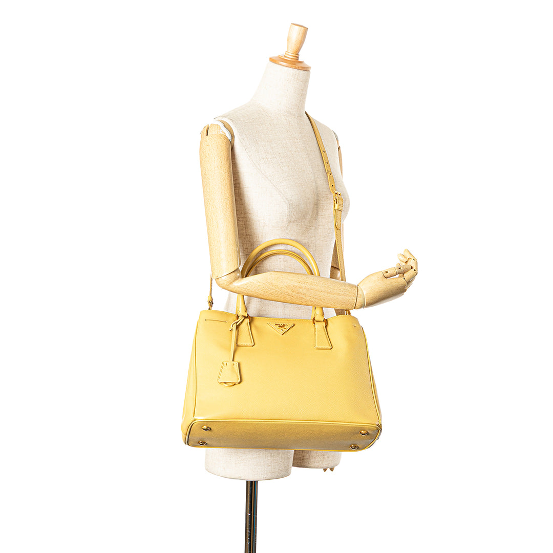 Prada Small Saffiano Lux Galleria Sac