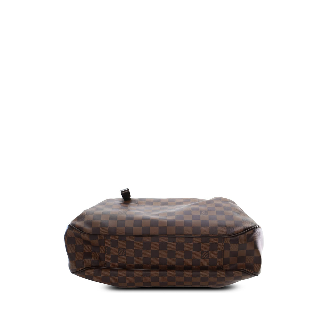 Louis Vuitton Sac à main Evora Damier Ébène MM Marron – vue 3 – GABY PARIS