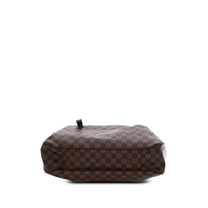 Louis Vuitton Sac à main Evora Damier Ébène MM Marron – vue 3 – GABY PARIS