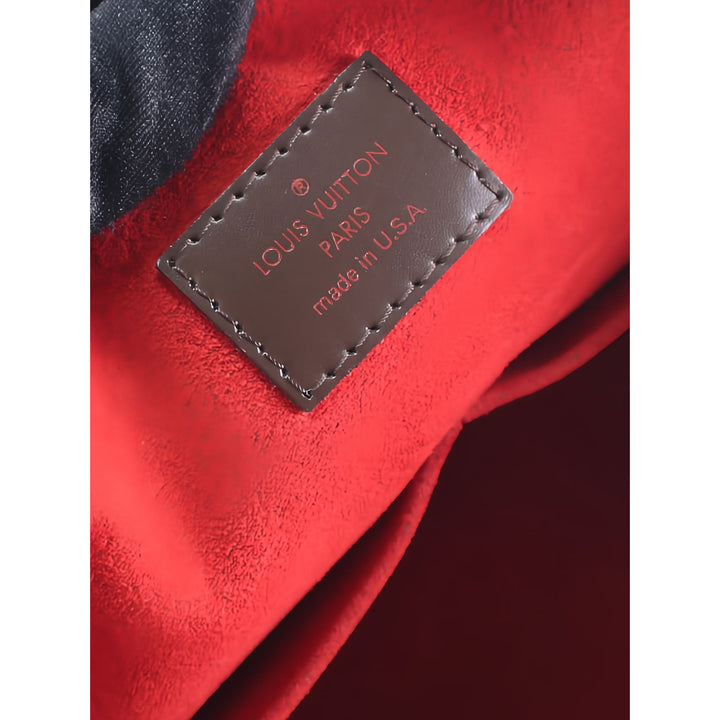 Louis Vuitton Sac à main Evora Damier Ébène MM Marron – vue 5 – GABY PARIS